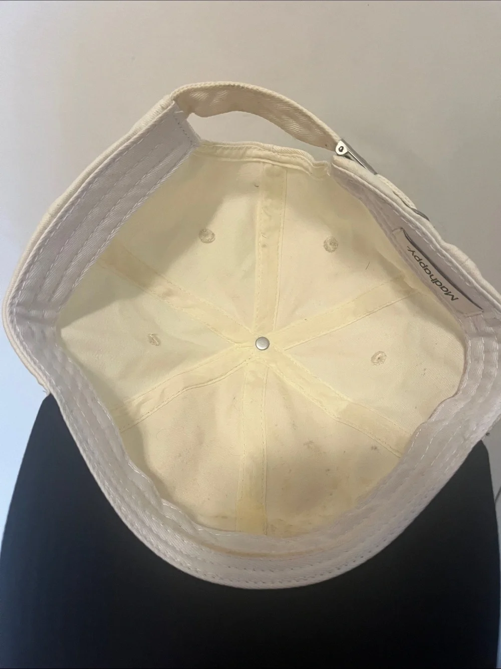 Madhappy men’s Two-Tone Cream and Black Cap
